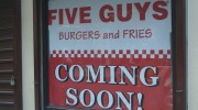Five Guys is coming to our area