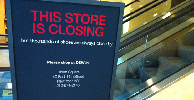 dsw closing stores