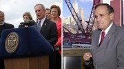Mayor Michael Bloomberg and Rudolph Giuliani make statements on Ground Zero Mosque