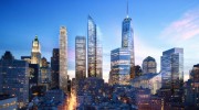 New World Trade Center View Looking South at Dusk (Courtesy: Silverstein Properties)