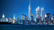 New Downtown Skyline by Night (Courtesy: Silverstein Properties)