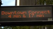 Downtown Connection Bus Clocks
