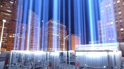 Tribute in Light in Battery Park