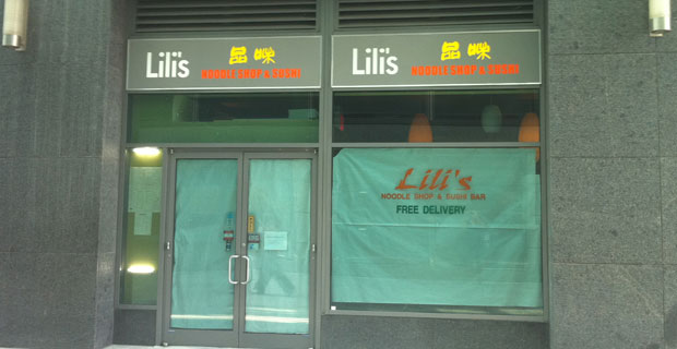Lili's Noodle Shop Closed